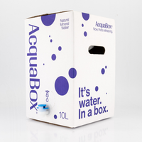 AcquaBox 10L Mineral Water Bag-in-Box with Tap From Mountain Falls