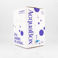 AcquaBox 10L Mineral Water Bag-in-Box with Tap From Mountain Falls