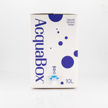 AcquaBox 10L Mineral Water Bag-in-Box with Tap From Mountain Falls